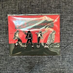 MJ The Musical Michael Jackson Broadway Musical 4 Pin Set Brand New